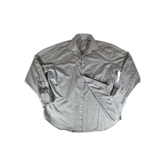 Peter Millar Other - Peter Millar Shirt Adult Extra Large Blue Plaid Stretch Button Down Spandex Mens